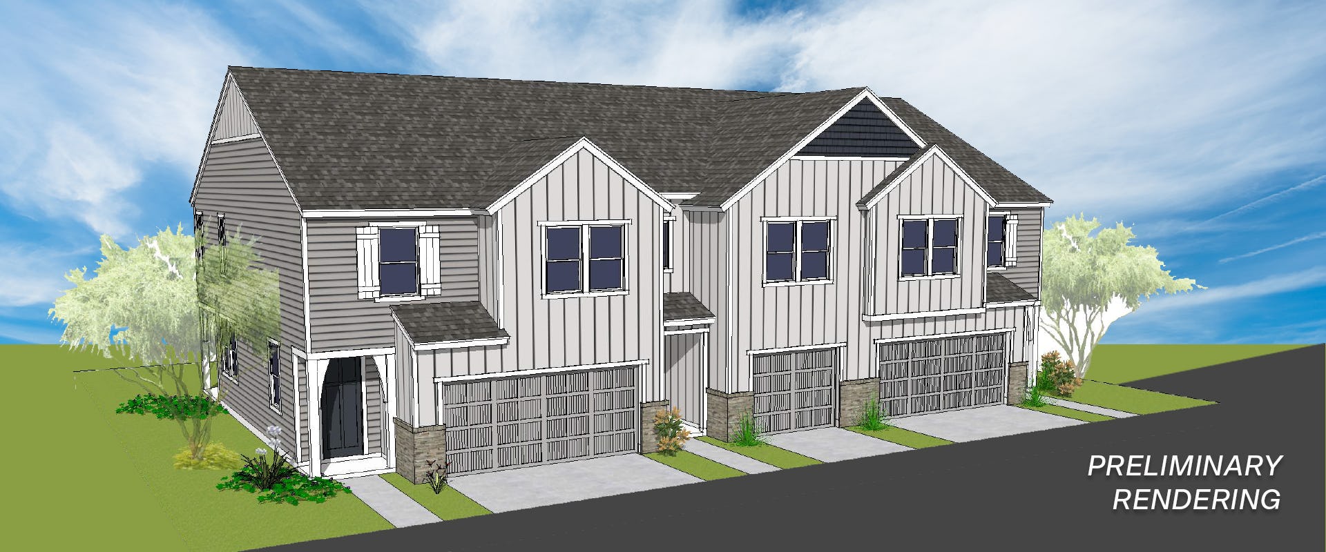Interactive Site Plan for Woodcrest Townhomes New Home Community in