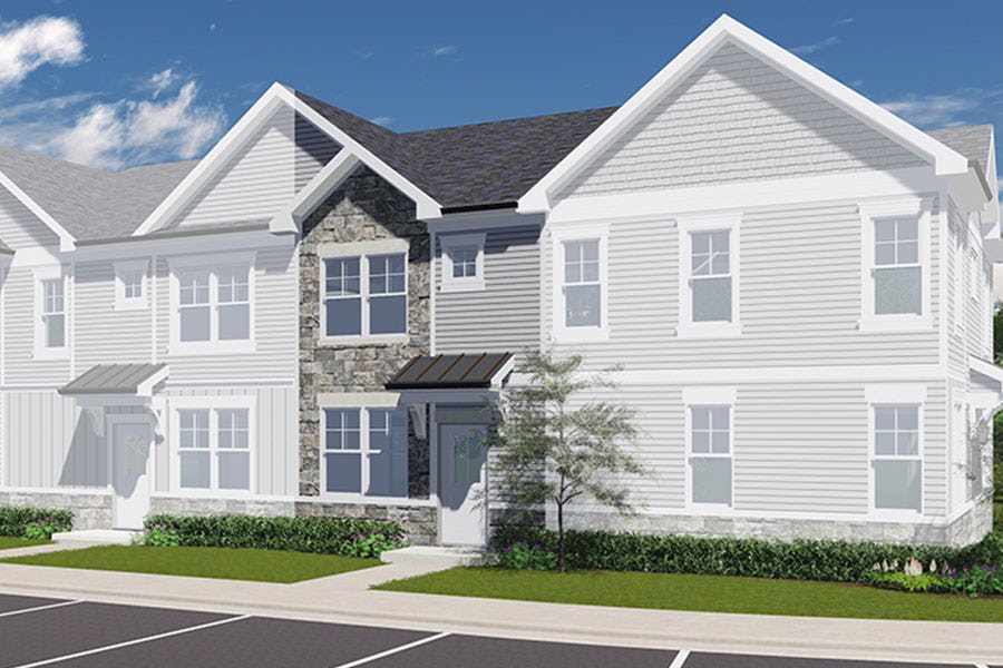 Bartlett Townhome 2 Bed 2 5 Bath New Home Floor Plan