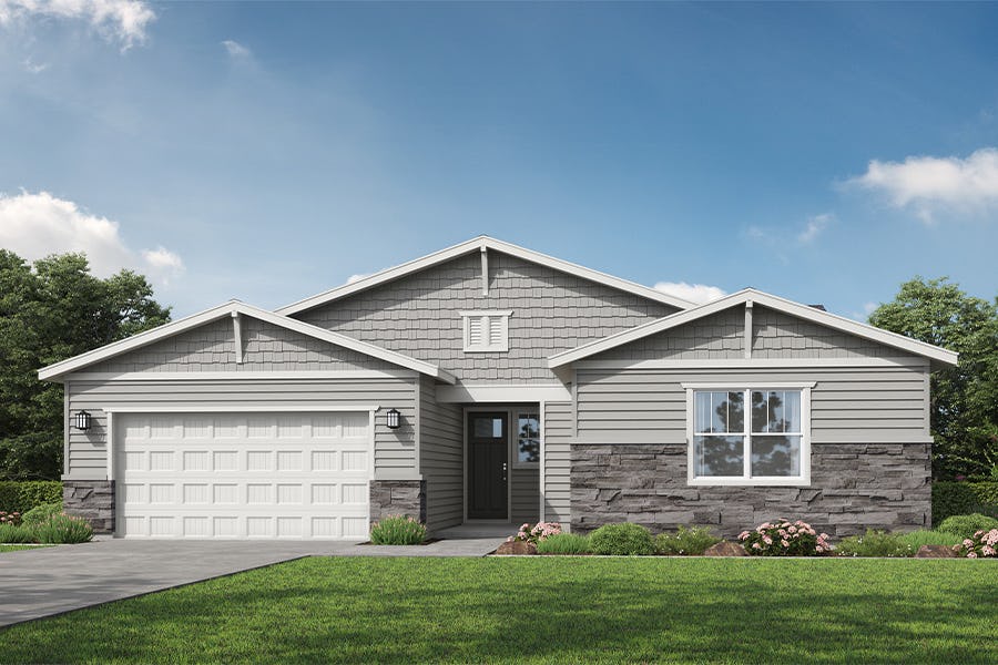 Oak Craftsman Elevation