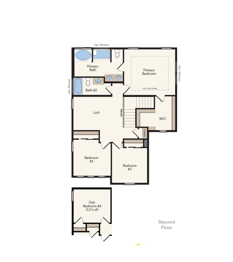 Payette 2Story Floor Plan New Home in Idaho