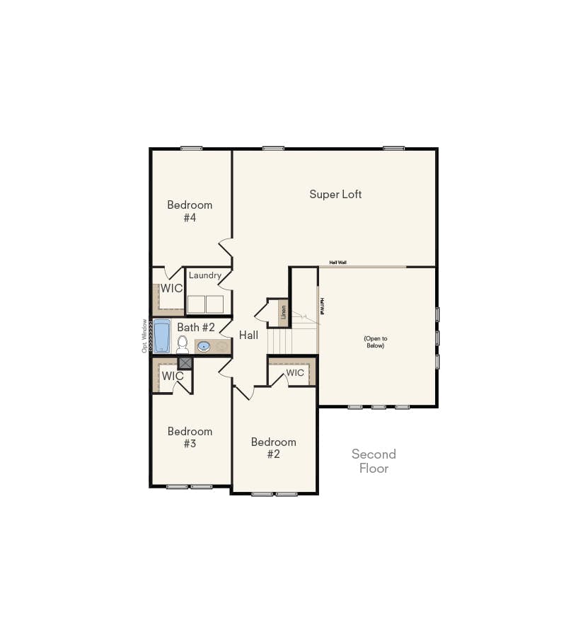 Trinity 2Story Floor Plan New Home in Idaho Hubble Homes