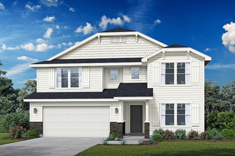 Yosemite 2Story Floor Plan New Home in Idaho Hubble Homes