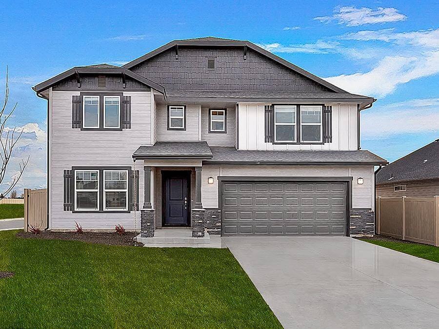 Yosemite 2Story Floor Plan New Home in Idaho Hubble Homes